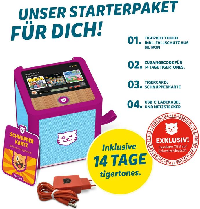 Image du produit Tigermedia tigerbox TOUCH PLUS (Miami Sky) - Swiss-Edition (Suisse-allemand)