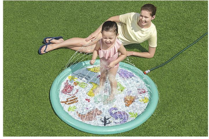 Actual product image Bestway Desert Dino 1.22 m Kids Inflatable Splash Pad