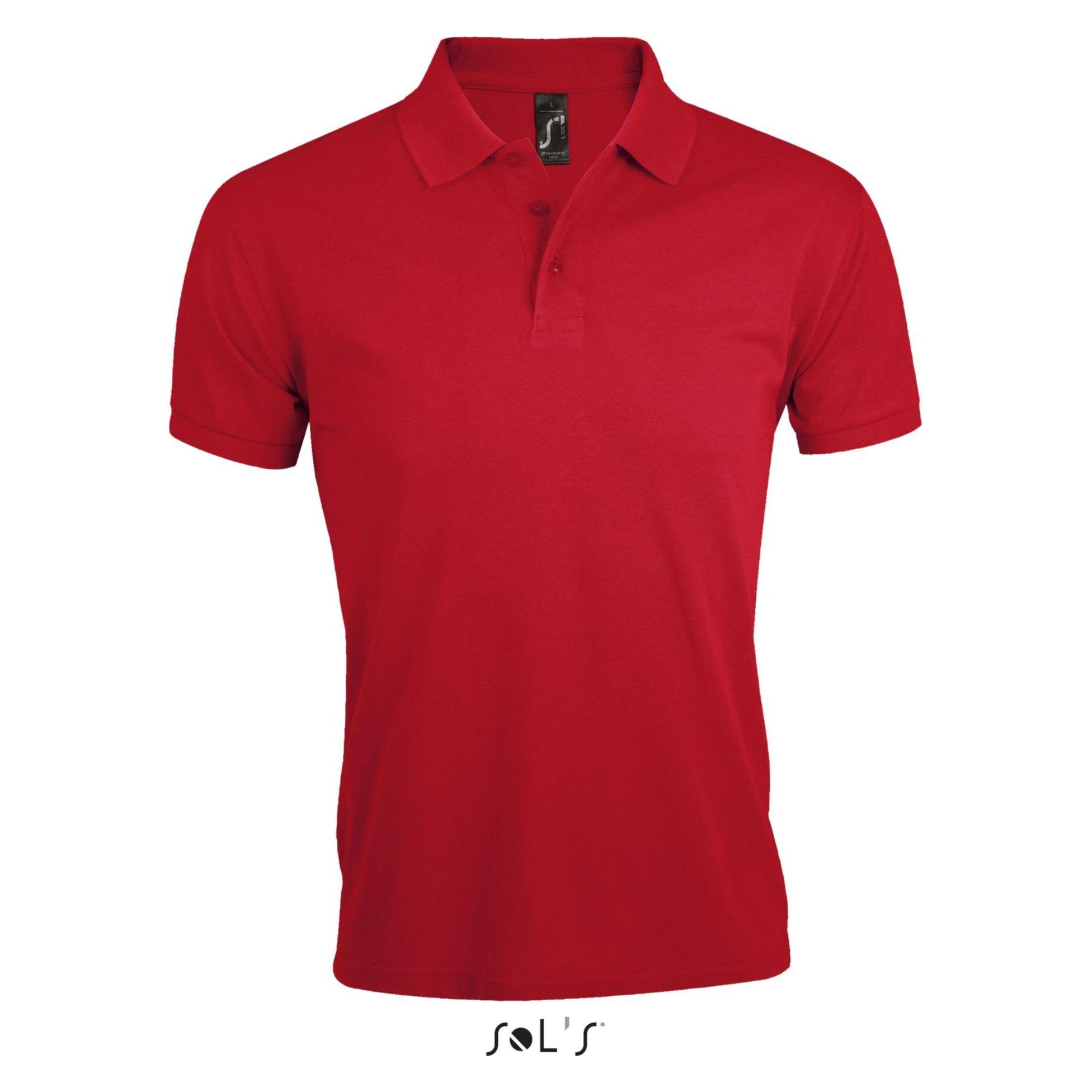 Sol's, Herren, Shirts, Prime, Rot, (4XL)