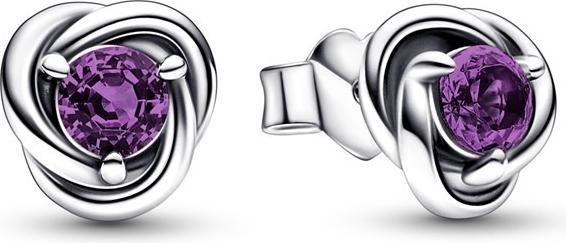 Orecchini A Perno E Cerchio Glanzstücke München, Set 2 Pezzi In Argento 925/ Con Zirconi, Dorati, Per Donna