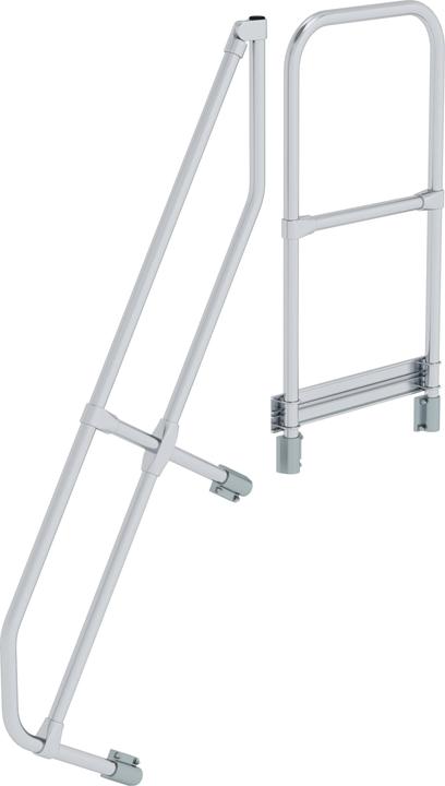 Productafbeelding Munk Trap met platform 60ï¿½ tweede leuning 5 treden helling 60ï¿½ (Steigers, 100 cm)
