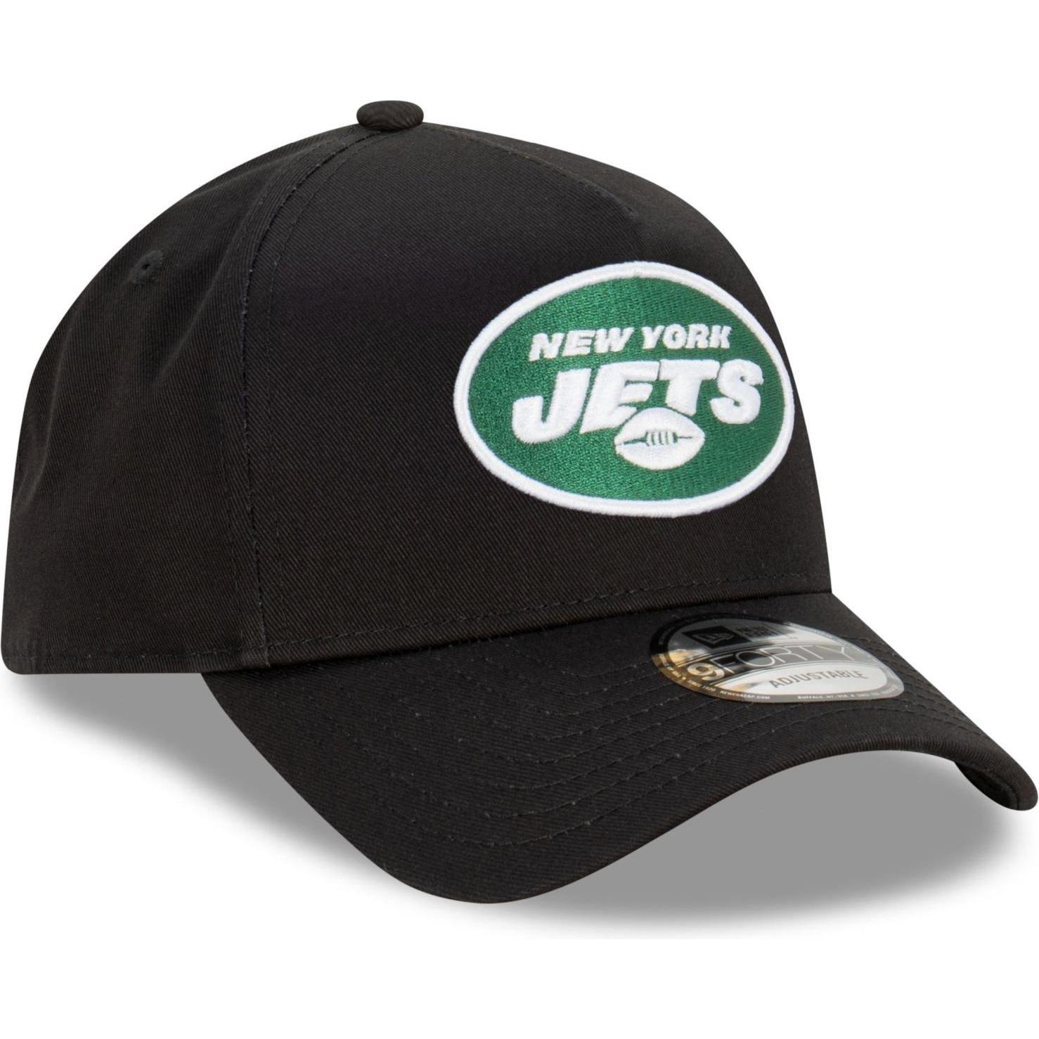 Thumbnail - New Era, Herren, Cap, 9Forty A-Frame Cap - NFL New York Jets schwarz, Schwarz, (One Size)