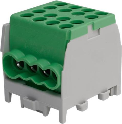Pollmann Hauptleitungs-Abzweigklemme HLAK 25-1/6 M2 grün