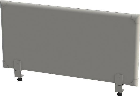 Produktbild eurokraft pro Akustik-Tischaufsatz-Paneel, Höhe 450 mm, Breite 1000 mm, grau