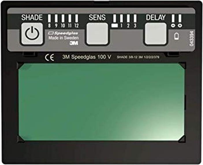 Produktbild SpeedGlas Schweisserschutzhelm 100 V m. Delay-Funktion 44x93mm DIN 8-12 3M