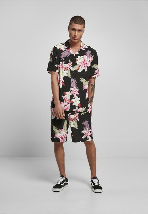 Produktbild Urban Classics Viscose AOP Resort Shirt - 12138 (5XL)