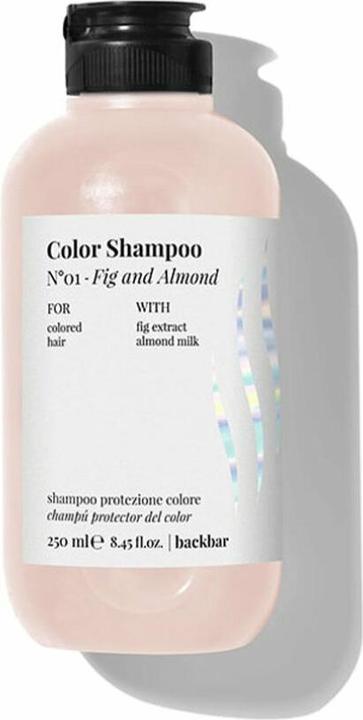 Produktbild Farmavita BACK BAR color shampoo nº01-fig&almond 250 ml (250 ml, Flüssiges Shampoo)