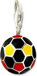 Actual product image Hermex Football Charm Pendant Silver - Silvery Red (Metal alloy)