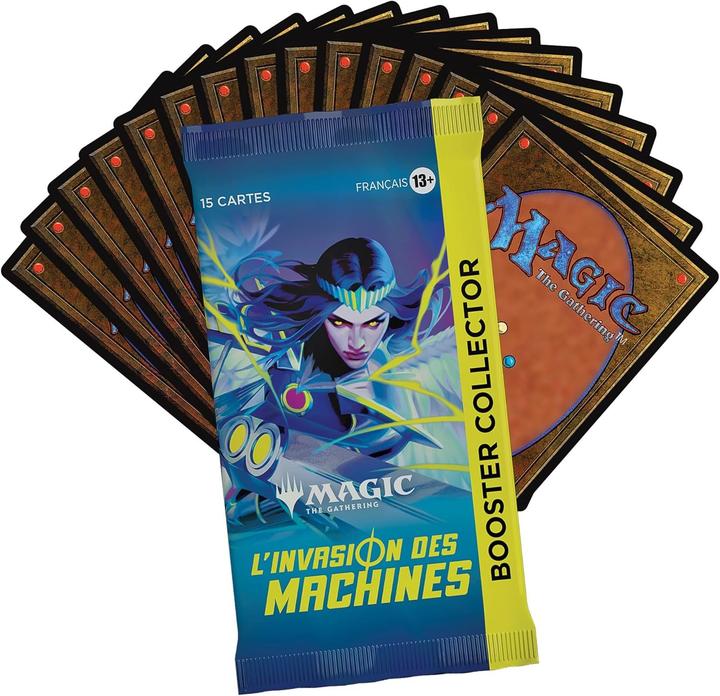 Image du produit Magic the Gathering Collector De invasie des machines, 12 boosters (Français, Pack de boosters)
