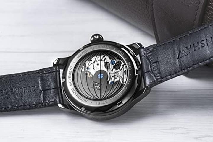 Produktbild Thomas Earnshaw Montre Homme automatique cuir noir Longitude Shadow ES-8063-01 (Analoguhr)