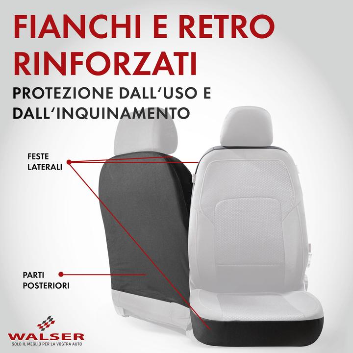 Image du produit Walser Housse de siège de voiture premium Logan avec fermeture éclair ZIPP-IT Housse de siège complète