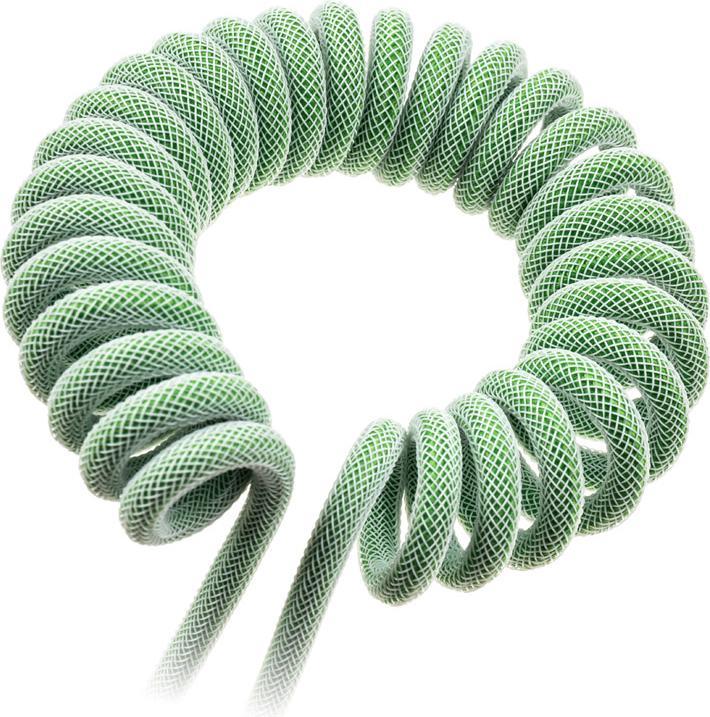 Produktbild Ducky Premicord Iris Spiralkabel, USB Typ C auf Typ A - 1,8m (1.80 m, USB 2.0)