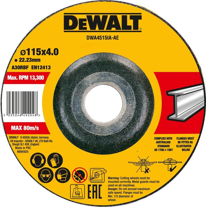 Produktbild DeWalt Schruppscheibe