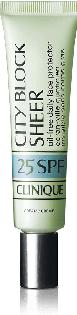 Actual product image Clinique City Block Sheer Spf 25 - 40ml (Suntan cream, SPF 25, 40 ml)
