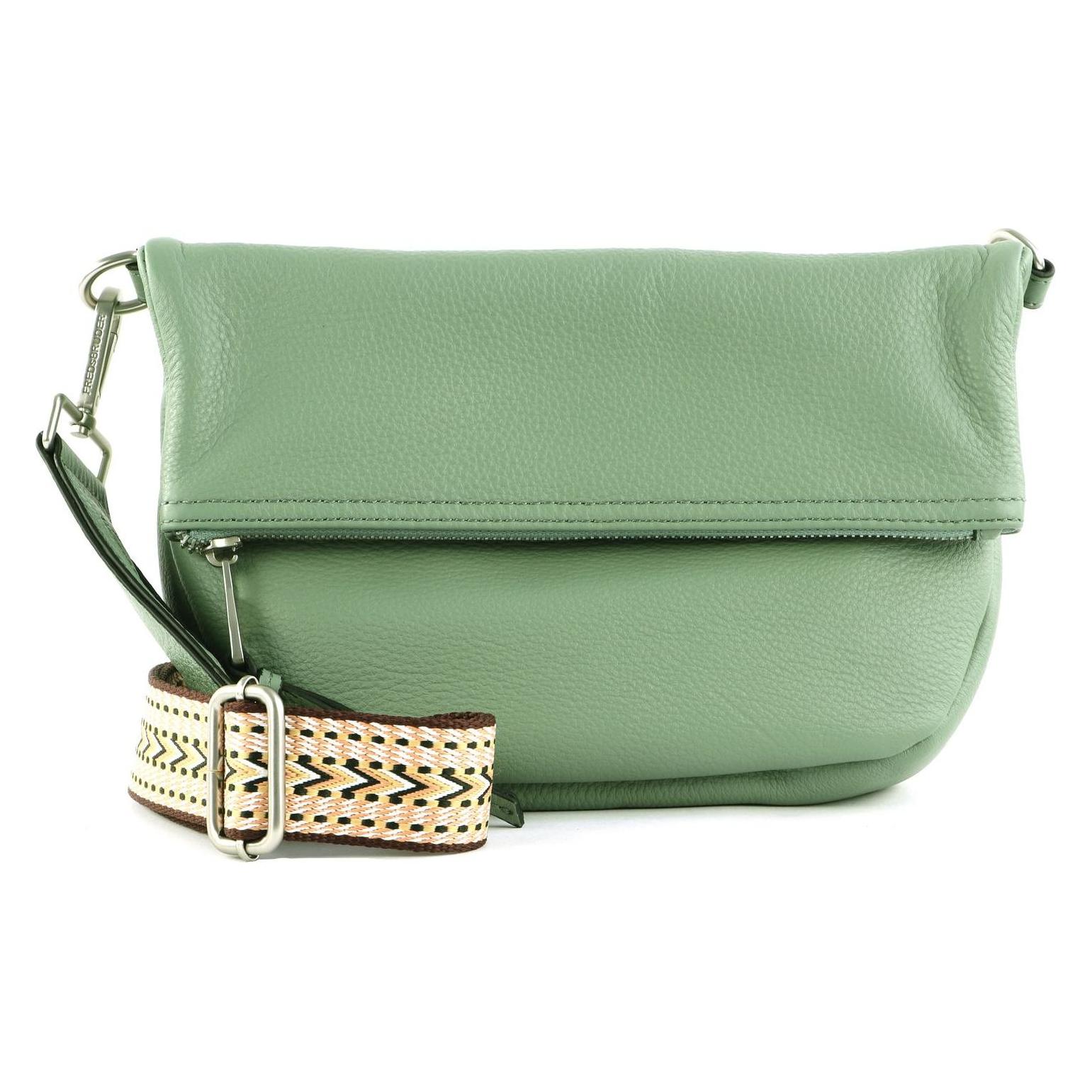 FredsBruder, Damen, Handtasche, Bloomfield Flapover Crossbody, Grün, Mehrfarbig
