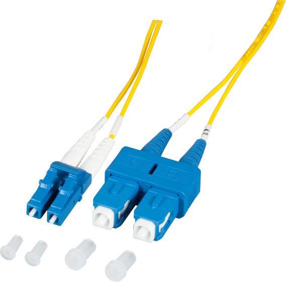EFB Elektronik LC/SC KSZH, 9/125µm (U/UTP, CAT6a, 0.50 m)