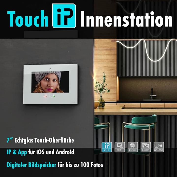 Produktbild Modern-Electronics m e modern electronics Video Türsprechanlage WLAN, Funk Inneneinheit (Funk)