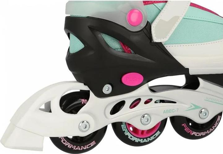 Immagine prodotto Witeblaze XOOM 2 GIRL, ILS Jr. girl adva turchese-bianco-rosa 34/37 (34, 35, 36, 37)