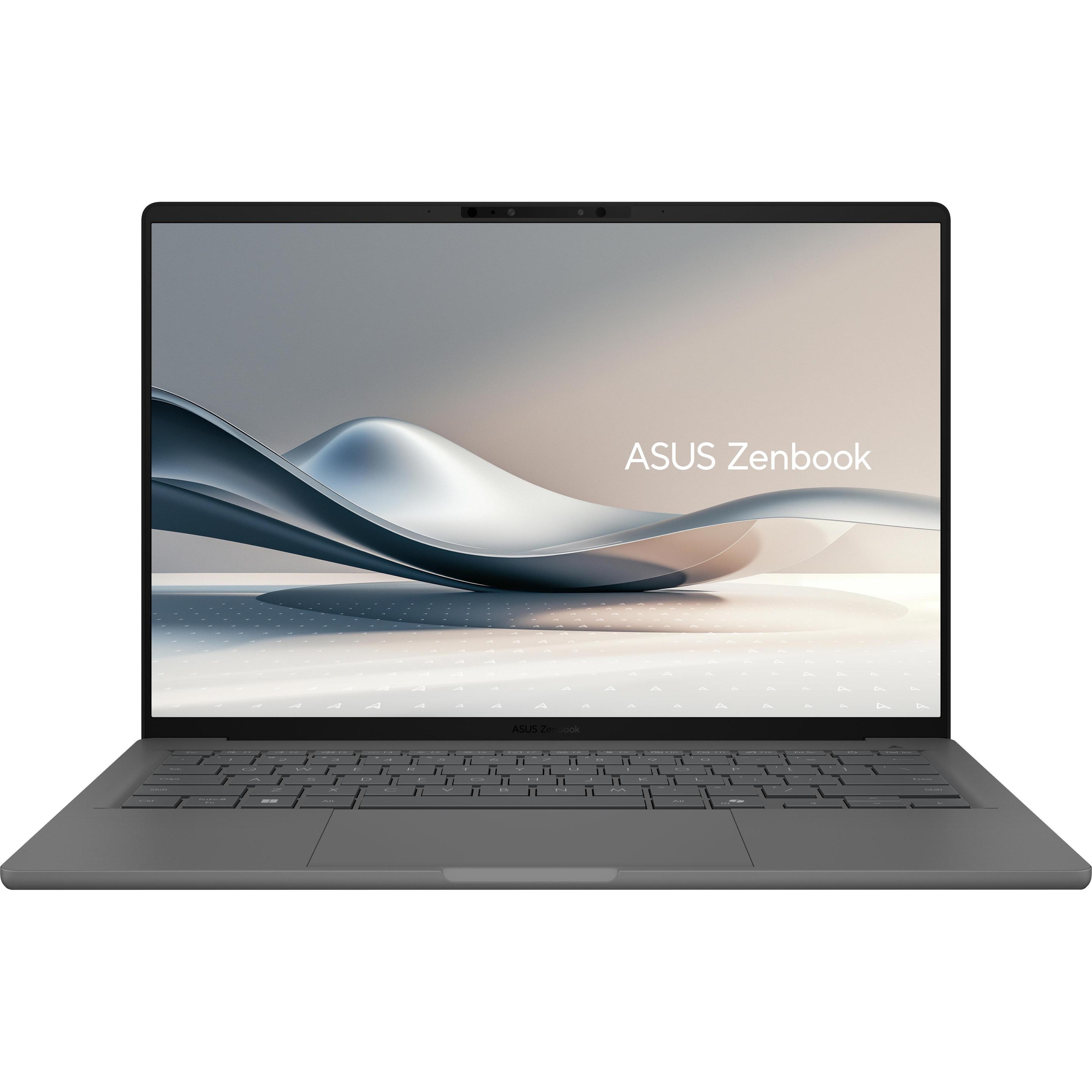ASUS Zenbook A14 (14", Snapdragon X X1-26-100, 16 GB, 1000 GB, Eng. Int.), Notebook, Grau