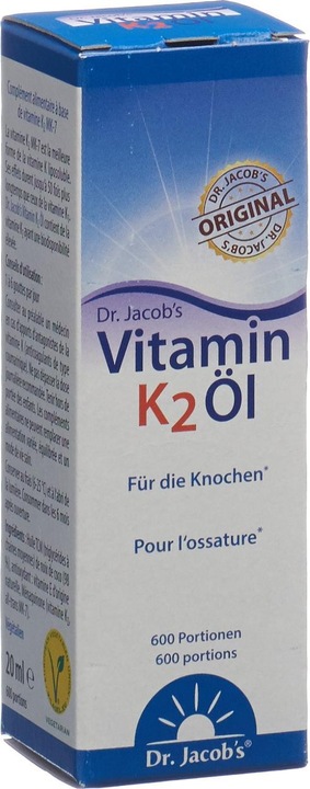 Actual product image Dr. Jacob's min K2 MK7 oil (1 Piece, Oil, 59 g)