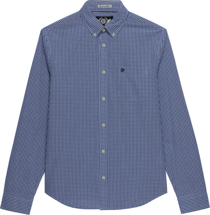 montauk marineblau gingan