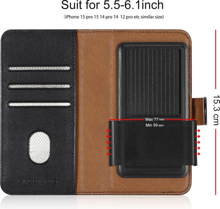 Produktbild Cadorabo Hülle für MEIZU PRO 6 Book Case Style (Meizu Pro 6 Plus)
