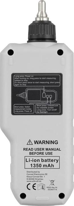Produktbild Voltcraft VBM-50 Vibrationsmessgerät