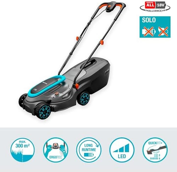 Productafbeelding Gardena Accu Grasmaaier PowerMax 32/18V P4A solo (Oplaadbare batterij)