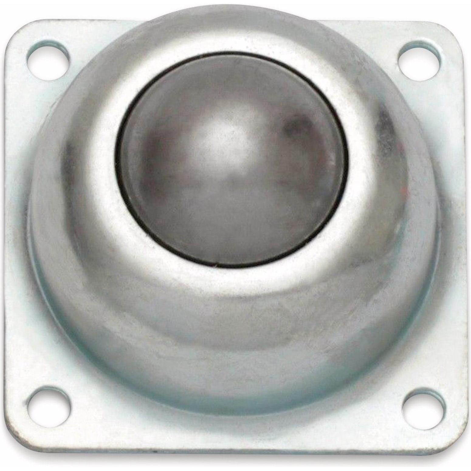 Eneroid, Möbelrollen, Kugelrolle, 77x77x50 mm, 90 kg, Stahl