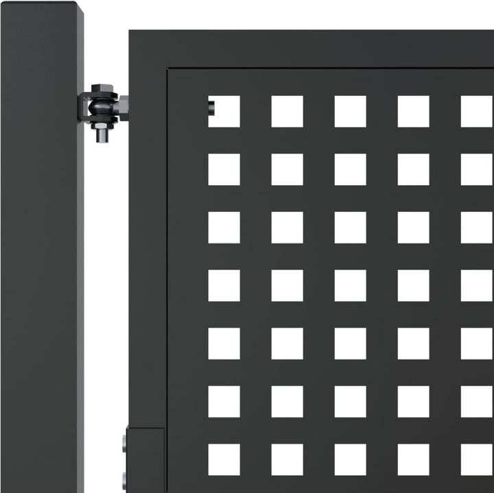 Produktbild vidaXL Gartentor Anthrazit 300x225 cm Stahl, Farbe: Anthrazit