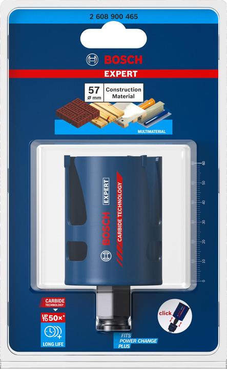 Produktbild Bosch Professional Zubehör EXPERT Construction Material Lochsäge, 57 x 60 mm (57 mm)