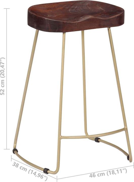 Actual product image vidaXL Barstuhl