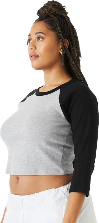 Produktbild Bella Canvas Kurzes Top Raglanärmel 34 Ärmel (XXL)
