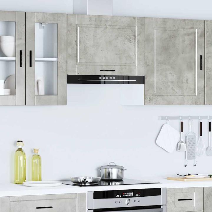 Immagine prodotto VidaXL Parete attrezzata per cucina Porto Concrete grigio Parete attrezzata in legno Cucina (60 x 31 x 40 cm)