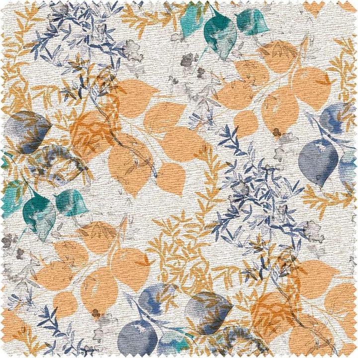 Image du produit VBS Tissu à motifs imitation lin "Gaia", largeur 140 cm, vendu au mètre