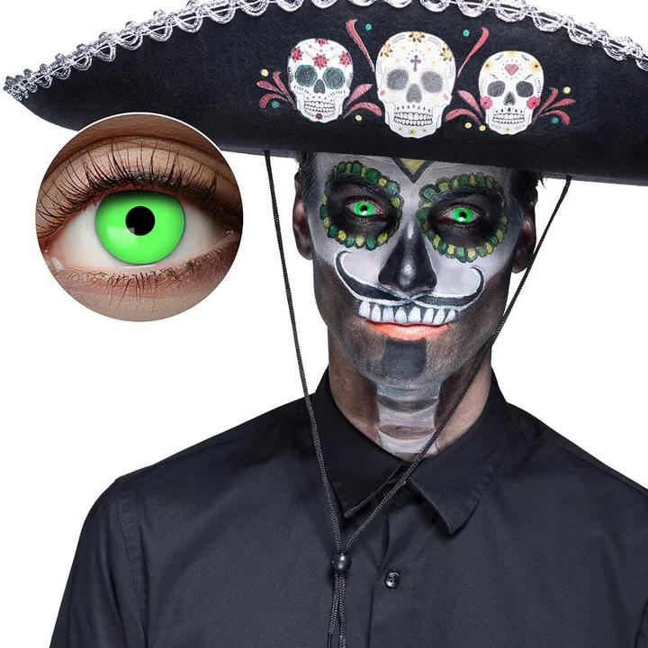 Image du produit Boland Monats Kontaktlinsen UV flash Grün 2 Stück (Vert)