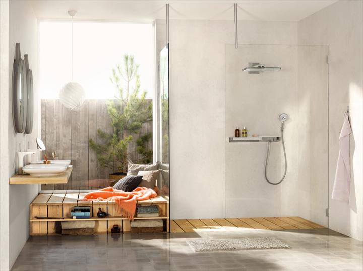 Produktbild hansgrohe HG Handbr RAINDANCE SELECT S 120 3jet DN 15, EcoSmart Version weiss/chrom (3 Strahlarten, 9 l/min)