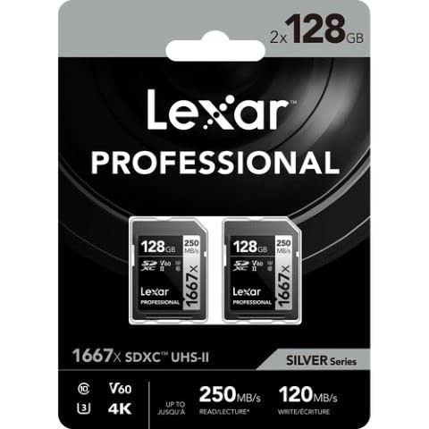 Immagine prodotto Lexar Professional (128 GB, SD, U3, UHS-II)