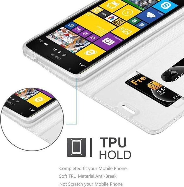 Actual product image Cadorabo Book Classy Style Cover (Nokia Lumia 1520)