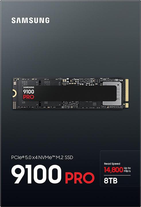 Actual product image Samsung 9100 PRO (8000 GB, M.2 2280)