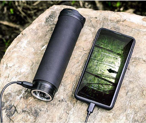 Actual product image Nextorch Suchscheinwerfer SAINT TORCH 31, 20'000 Lumen (28.50 cm, 20000 lm)