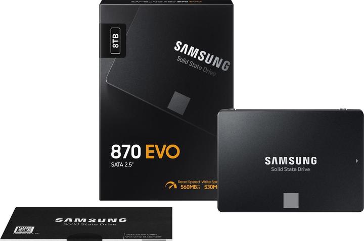 Immagine prodotto Samsung 870 EVO (8000 GB, 2.5")