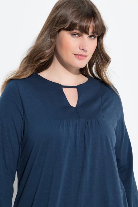 Actual product image Ulla Popken Longshirt, A-Linie, Tunika-Ausschnitt, Langarm (42, 44)