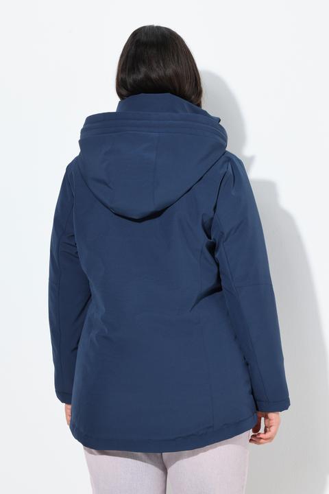 Produktbild Ulla Popken HYPRAR Funktionsjacke, wasserabweisend, Kapuze (62)