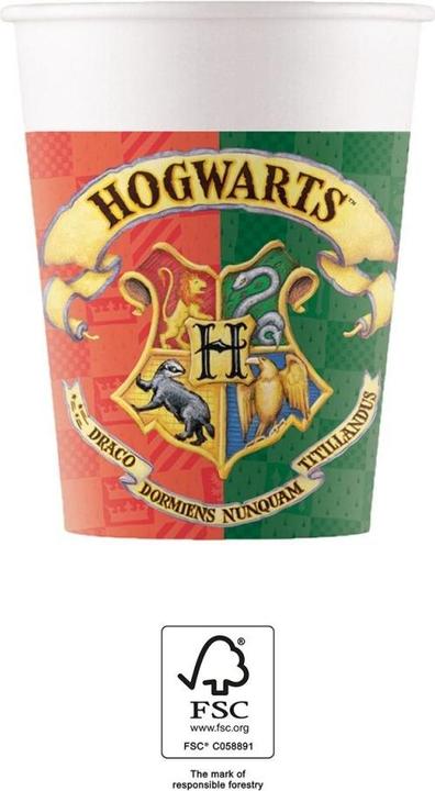 Immagine prodotto Procos Bicchiere di carta Harry Potter (8 x)
