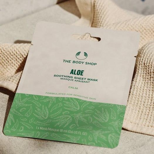 Actual product image The Body Shop Aloe Soothing Sheet Mask (18 ml)