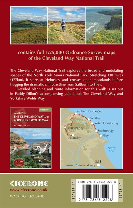 Immagine prodotto The Cleveland Way Map Booklet (Inglese, Paddy Dillon, 2024)