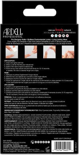 Actual product image Ardell NAIL ADDICT nude light crystal 1 u (Artificial eyelashes)