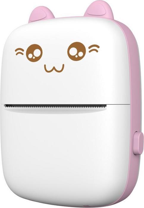 Actual product image Hurtel Thermal printer mini cat HURC9 - pink