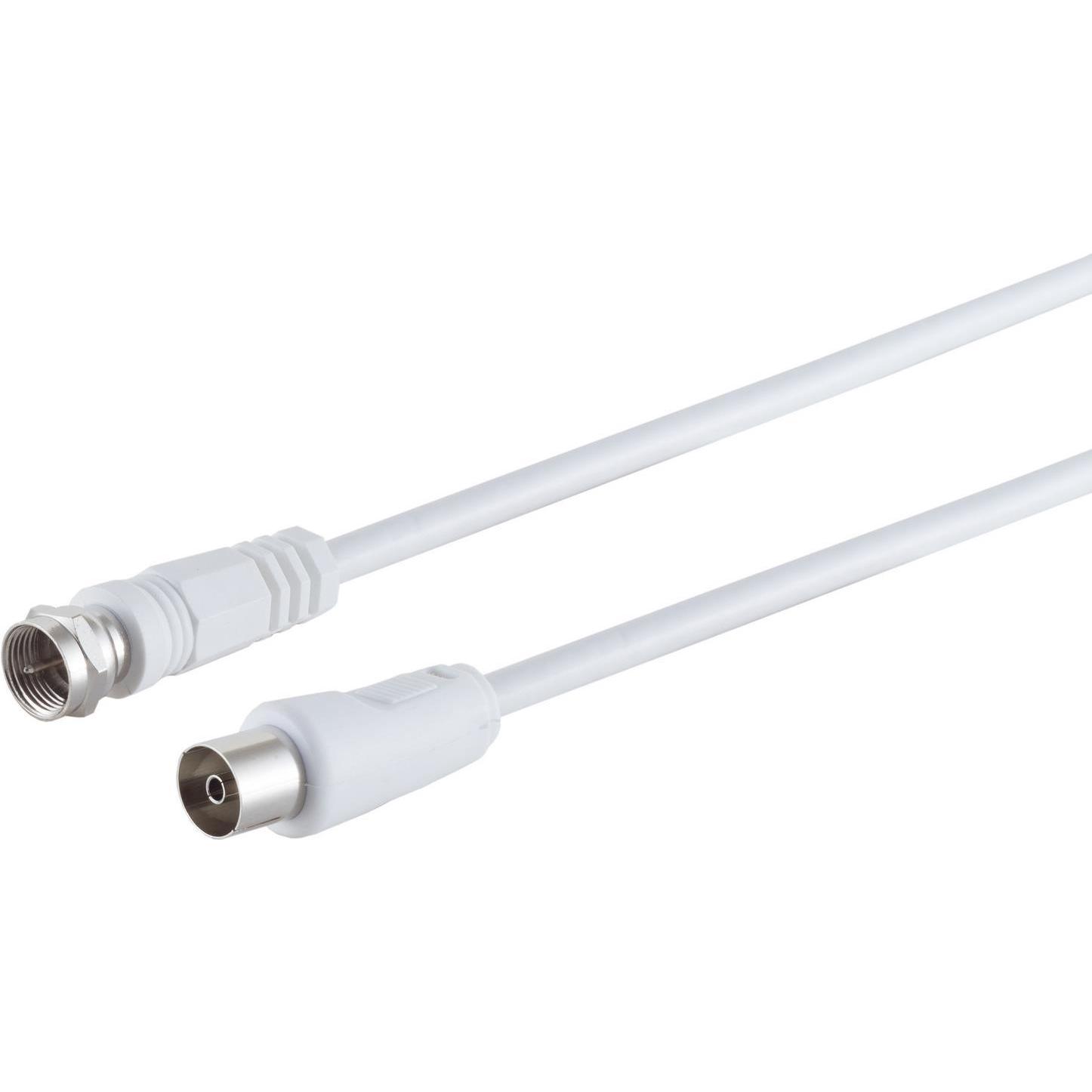 Shiverpeaks S/CONN maximum connectivity Antennenkabel, 100% geschirmt, F-Stecker auf Koax-Kupplung, RG 59, > 80 (80 dB, ...